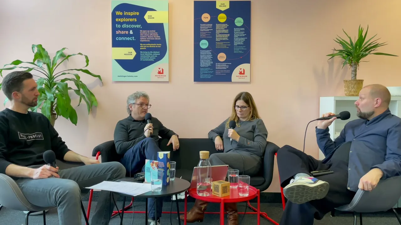 Standbild aus der Episode mit Malin Widmarc-Nilsson & Thomas T. Hagemann