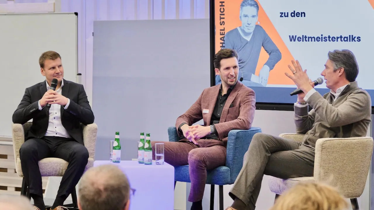 Standbild aus der Episode mit Michael Stich & Bernhard Wagner