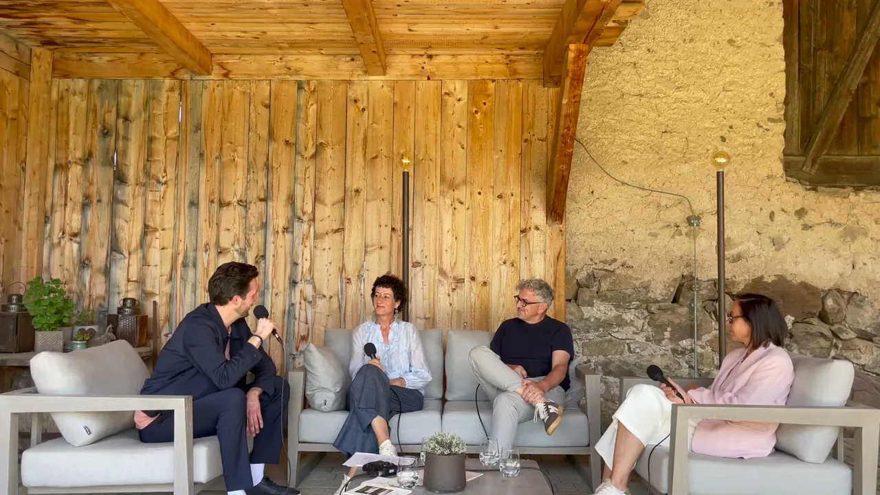 Standbild aus der Episode mit Eva Zelger, Brigitte Zelger & Daniel Mahlknecht
